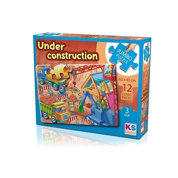 Ks Puzzle Under Construction Jumbo Puzzle 31004 ürün görseli 1