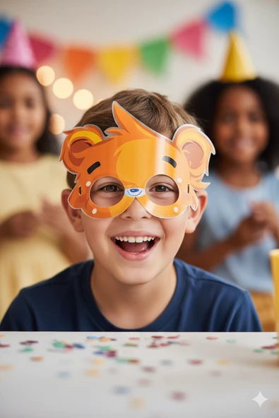 13,5 cm En – PVC Kaplı Sevimli Ayıcık Bear Parti Gözlüğü Eğlenceli Aksesuar ürün görseli 1