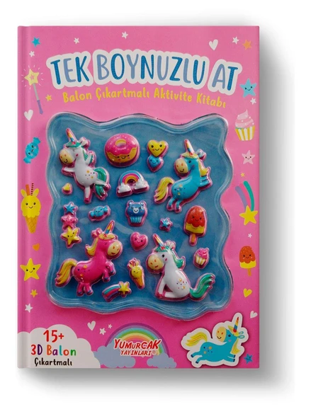 Yumurcak Balon Çıkartmalı Aktivi Kitaı tek boy.at ürün görseli 1