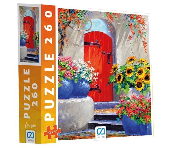 Ca Games Kırmızı Kapı Puzzle 260 Parça Ca260-6001 ürün görseli 1