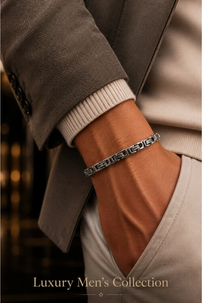 Luxury Men's Collection Çelik Bileklik ürün görseli 1