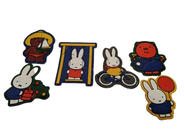 Puzzle Miffy 2x4 2x6 4 Adet 18ay+ - Resim 3