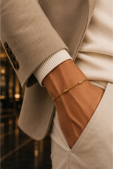 Luxury Men's Collection Çelik Bileklik ürün görseli 1