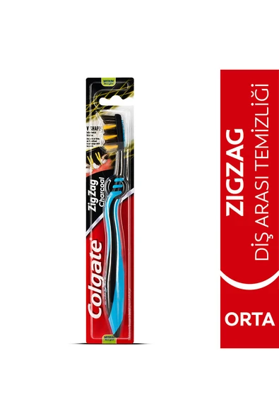 4 ADET Colgate Diş Fırçası ZigZag Kömürlü - Resim 2