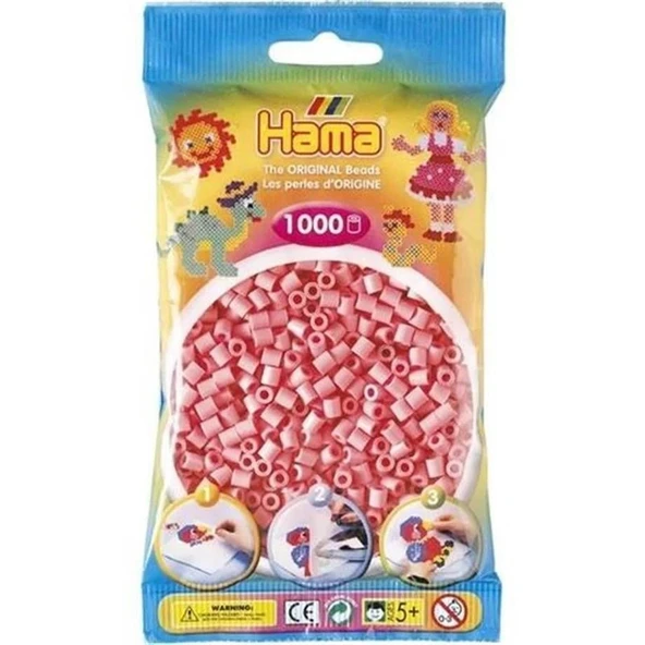 Hama Midi Boncuk 1.000'lik - Pembe ürün görseli 1