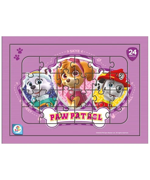 Laço Kids Paw Patrol Taslamalı 24 Parça Frame Puzz ürün görseli 1