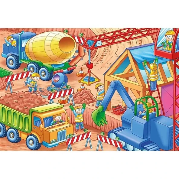 Ks Puzzle Under Construction Jumbo Puzzle 31004 - Resim 2