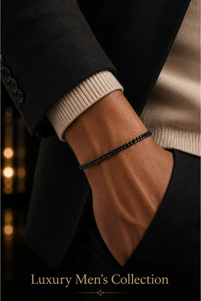 Luxury Men's Collection Çelik Bileklik ürün görseli 1