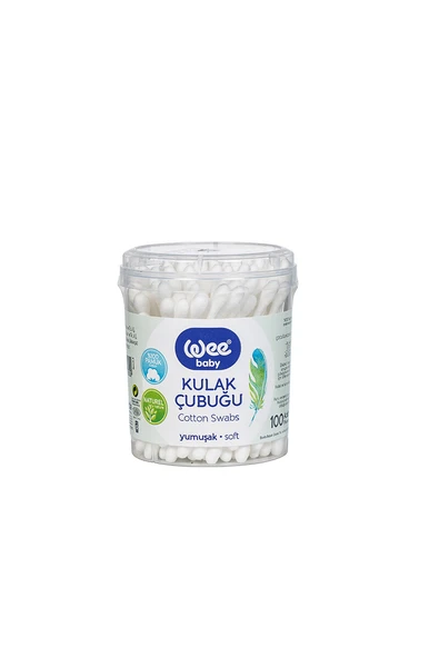 3 ADET Wee Baby Pamuklu Kulak Çubuğu 100'lük ürün görseli 1