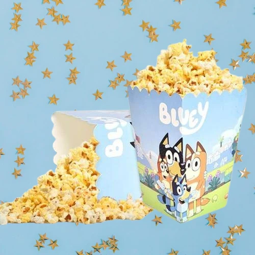 Mısır kutusu Pop corn 8 li BLUEY Temalı - Resim 3