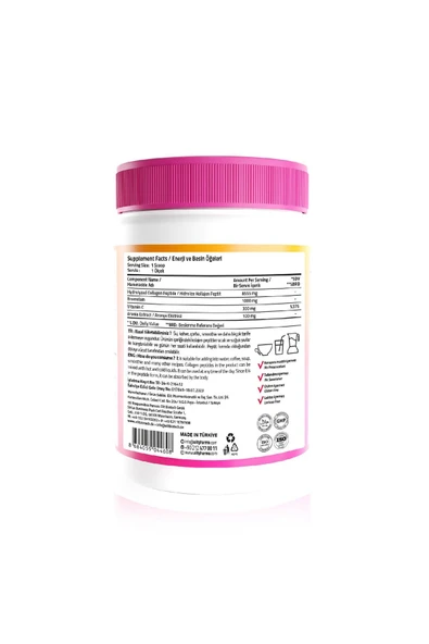 3 ADET Validus Collagen Peptides Bromelain Powder 300gr - Resim 2
