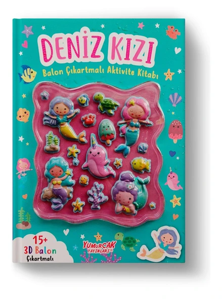 Yumurcak Balon Çıkartmalı Aktivi Kitab.deniz kızı ürün görseli 1
