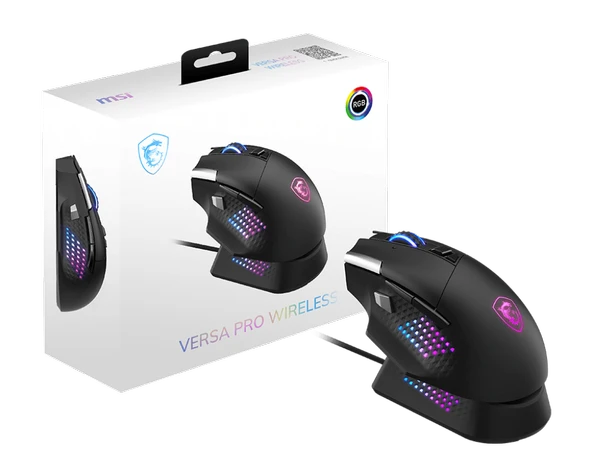 MSI VERSA PRO WIRELESS + MOUSE DOCK PRO MOUSE - Resim 5