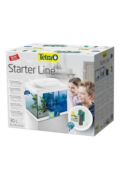 Tetra Starter Line Led Akvaryum Seti 30Lt Beyaz ürün görseli 1