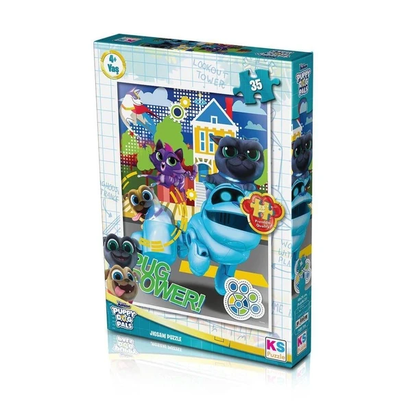 35 Parça Puppy Dog Pals Puzzle - Çocuklar İçin Eğitici Yapboz ürün görseli 1