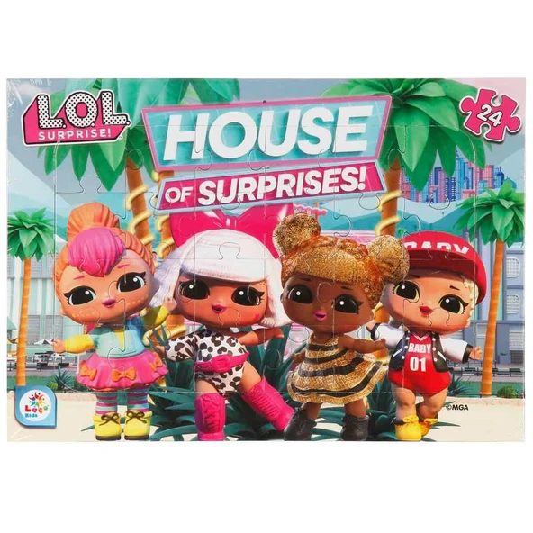 Laço Kids Lol 24 Parça Frame Puzzle Lol7595 ürün görseli 1