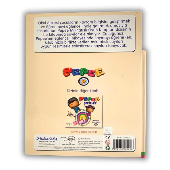 Peppee Mıknatıslı Kitap Sayılar - Resim 2