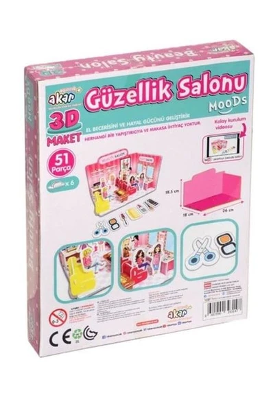 Güzellik Salonu 3D Mak ürün görseli 1