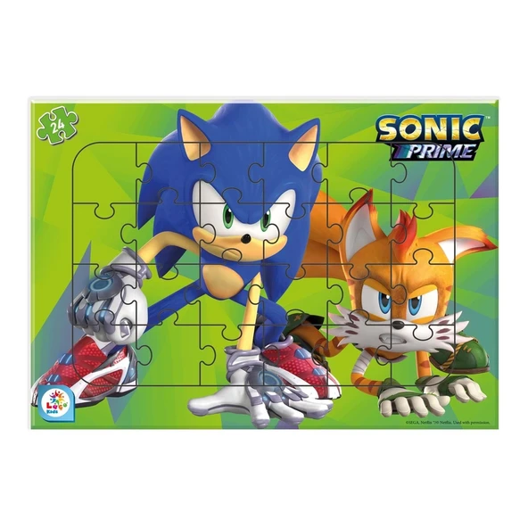 Laço Kids Sonic 24 Parça Frame Puzzle 1 So7866 ürün görseli 1