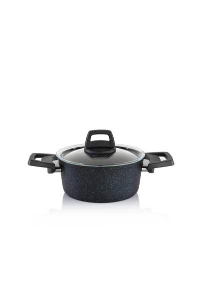 Schafer Siyah Dark Storm Tencere Seti 12 Parça - Resim 7