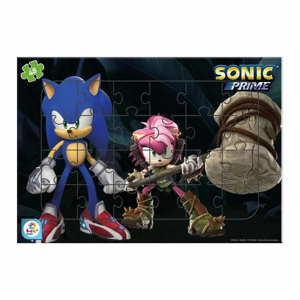 Laço Kids Sonic 48 Parça Frame Puzzle 1 So7868 ürün görseli 1