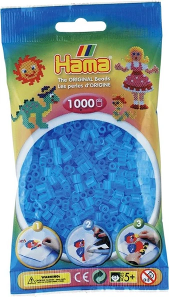 Hama Midi Boncuk 1.000'lik - Şeffaf Akua ürün görseli 1