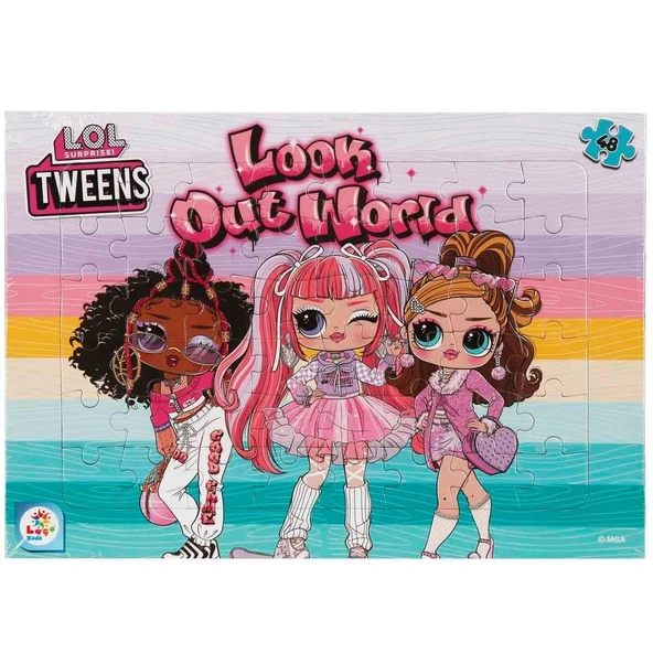 Laço Kids Lol 48 Parça Frame Puzzle Lol7596 ürün görseli 1