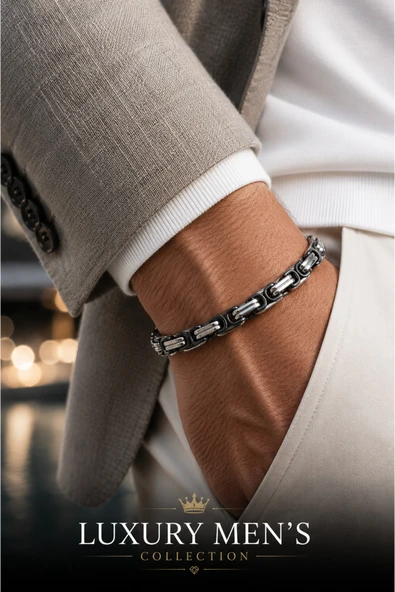 Luxury Men's Collection Çelik Bileklik ürün görseli 1