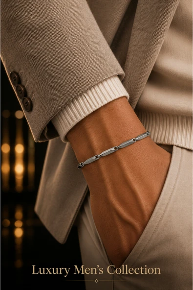 Luxury Men's Collection Çelik Bileklik ürün görseli 1