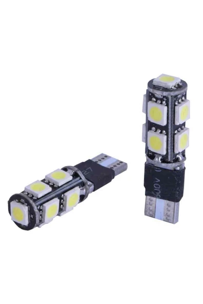 T10 12V Çakar Ampül 9 Led 2 Li ürün görseli 1