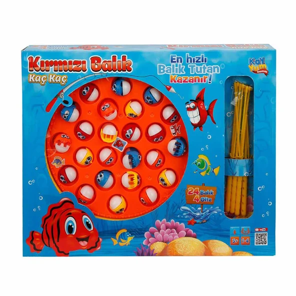 Kırmızı Balık Tutma Oyunu Pilli ürün görseli 1