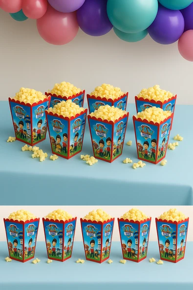 Mısır kutusu Pop corn 8 li Paw Patrol Temalı ürün görseli 1