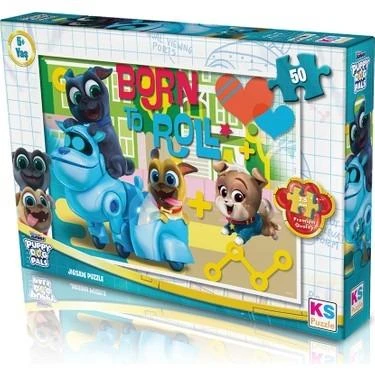 50 Parça Puppy Dog Pals Puzzle - Çocuklar İçin Eğitici Yapboz ürün görseli 1