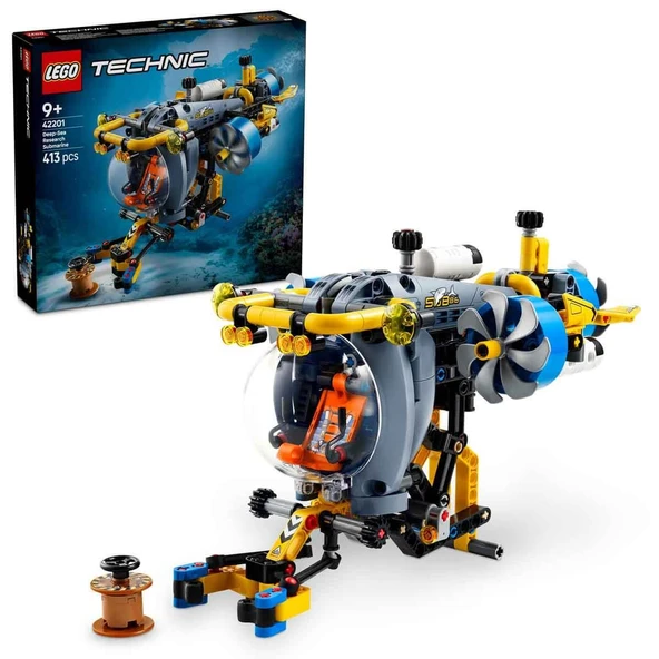 LEGO Technic Derin Deniz Araştırma Denizaltısı 42201 ürün görseli 1