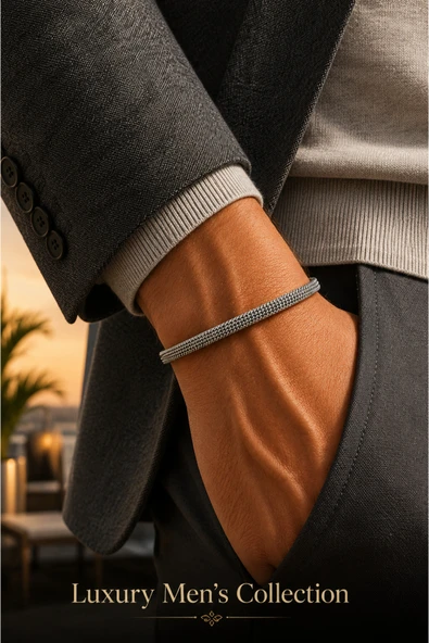 Luxury Men's Collection Çelik Bileklik ürün görseli 1