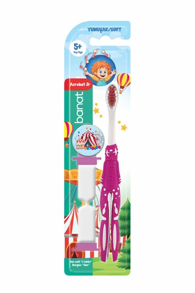 Banat Diş Fırçası Acrobat Jr Kum Saatli - Resim 2