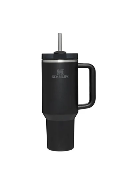 4 ADET Stanley Quencher H2.O FlowState Tumbler Pipetli Termos Black 1.18 Litre ürün görseli 1
