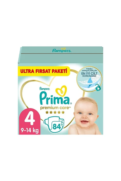 2 ADET Prima Premium Care Fırsat Paketi (4) 9-14 kg 84 Ped ürün görseli 1