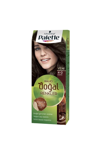 4 ADET Palette Natural Saç Boyası 4.0 Kahve ürün görseli 1