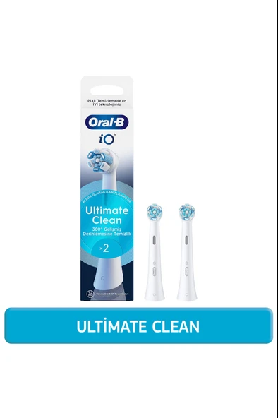 2 ADET Oral-B IO Yedek Başlık Ultimate Clean 2-CT White ürün görseli 1