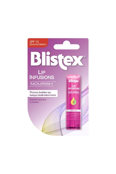 2 ADET Blistex Dudak Koruyucu Infusions Nourish Spf 15 3.7 gr ürün görseli 1