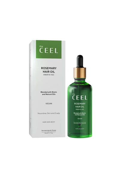 The Ceel Biberiye Yağı Complexi Saç Dökülmesi ve Yıpranmış Saçlar için Hızlı Saç Uzatan Biotinli Saç Bakımı 50 ml ürün görseli 1