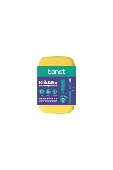 Banat Diş Fırçası Traveler's Kit Kutulu 12'li ürün görseli 1