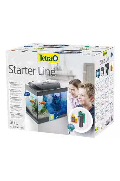 Tetra Starter Line Led Akvaryum Seti 30Lt Siyah ürün görseli 1