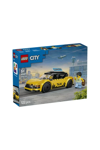 Lego City Sarı Taksi 60487 - Resim 2