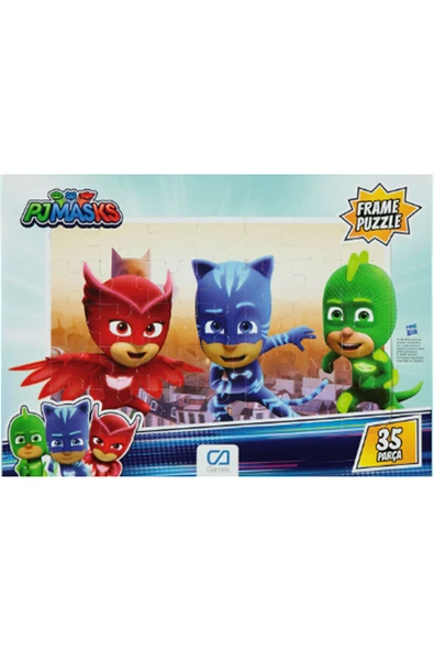 2 ADET Puzzle Frame Pj Mask 35 Parça ürün görseli 1
