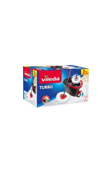 3 ADET Vileda Temizlik Seti Easy Wring Clean Turbo ürün görseli 1