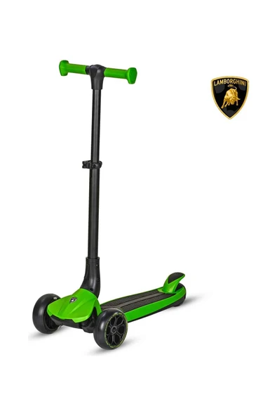 2 ADET Lamborghini Yeşil Scooter Işıklı Tekerlek LB2005 ürün görseli 1