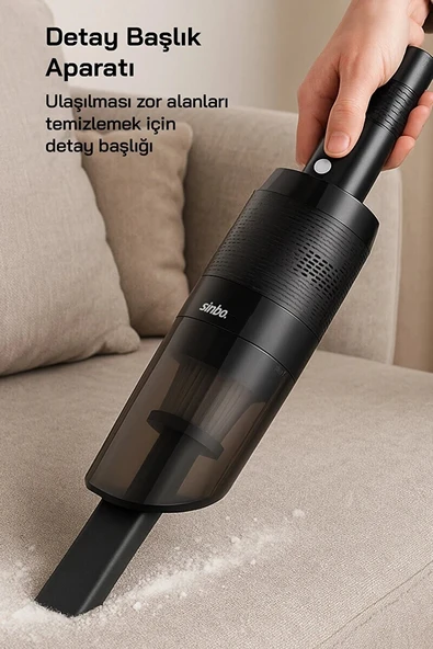 2 ADET Sinbo Svc-8631 Şarjlı El Süpürgesi - Resim 2