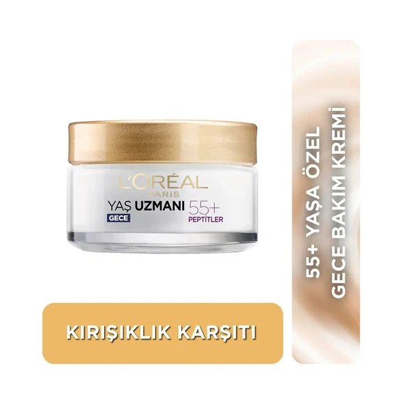 3 ADET L'Oréal Paris Nemlendirici Krem 50 ml Yaş Uzmanı 50+ ürün görseli 1